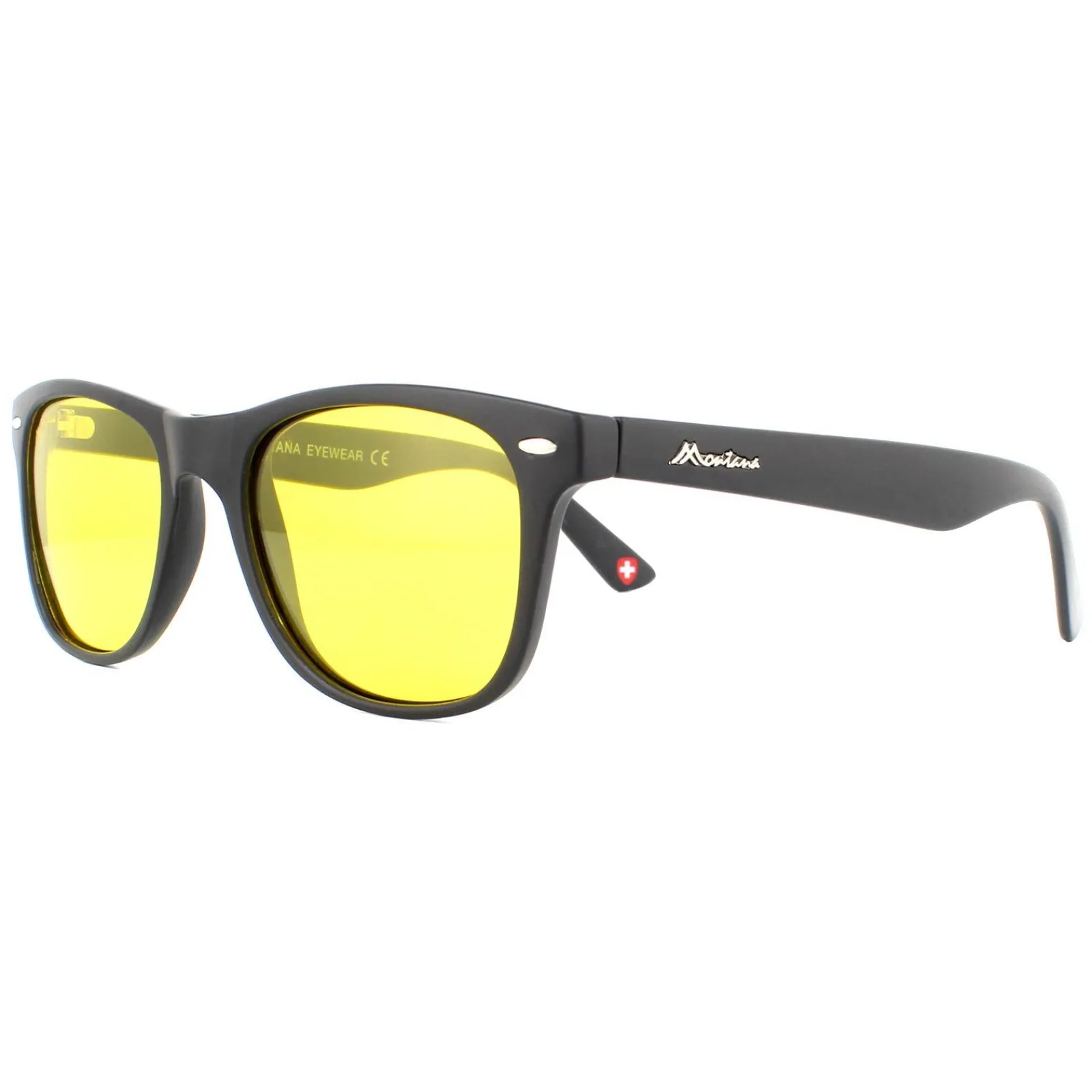 Montana Polarised|Rectangle^Night Driving Sunglasses MP10Y A Turtle Yellow Polarized