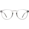 Montana Round|Round^Reading Glasses HMR55 Clear Grey Men Women +1.00