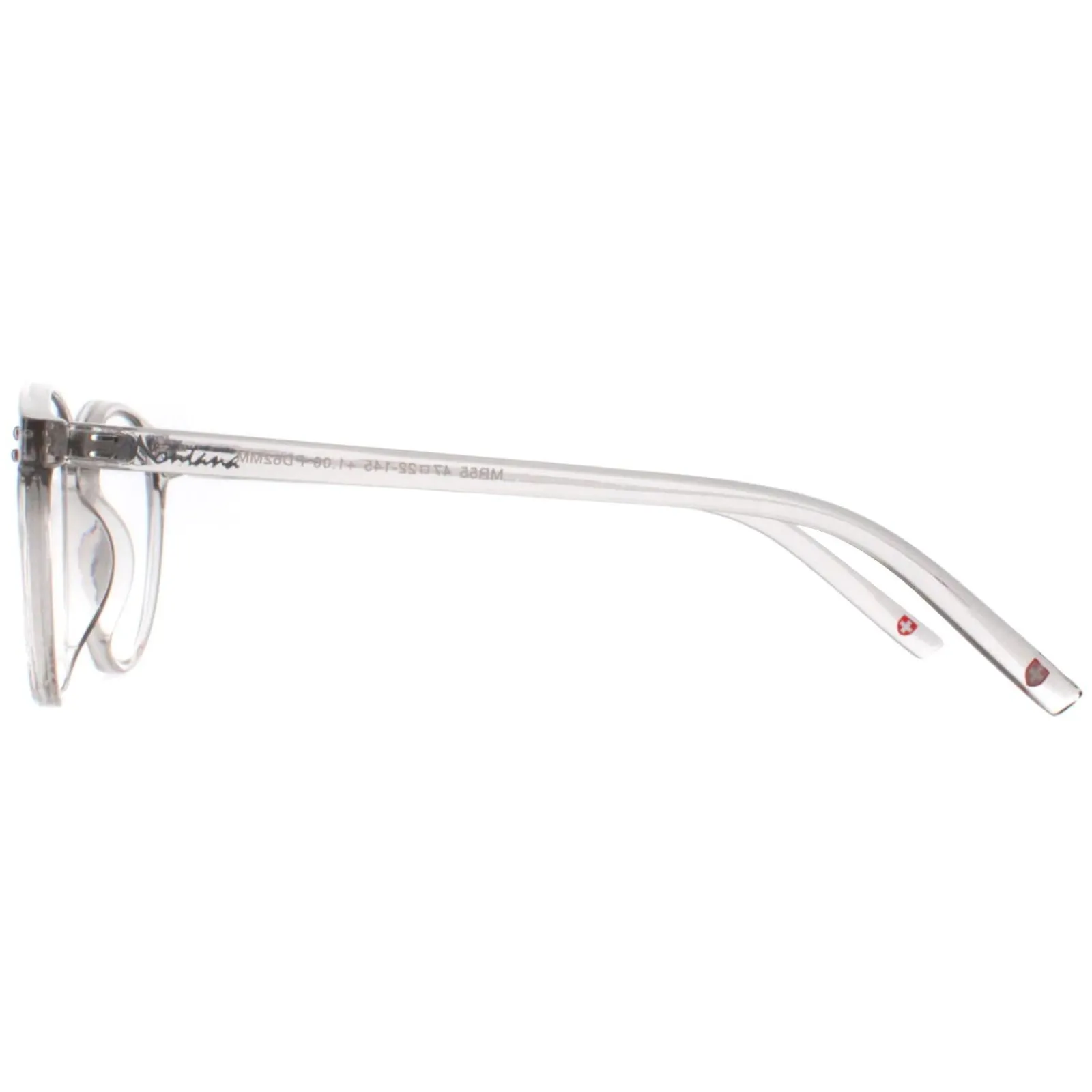 Montana Round|Round^Reading Glasses HMR55 Clear Grey Men Women +1.00