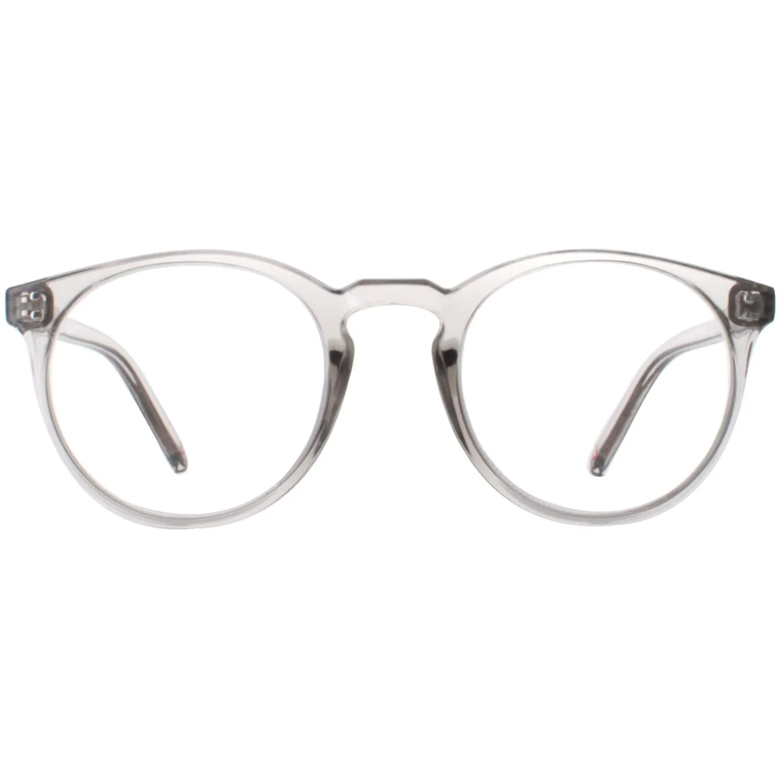 Montana Round|Round^Reading Glasses HMR55 Clear Grey Men Women +1.50