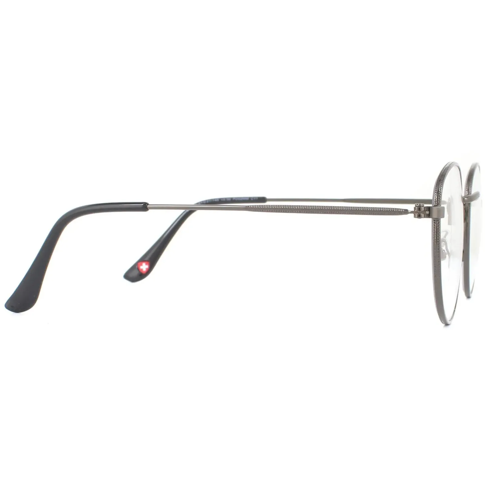 Montana Round|Round^Reading Glasses HBLF54 Gunmetal Grey Blue Light Block 0.00