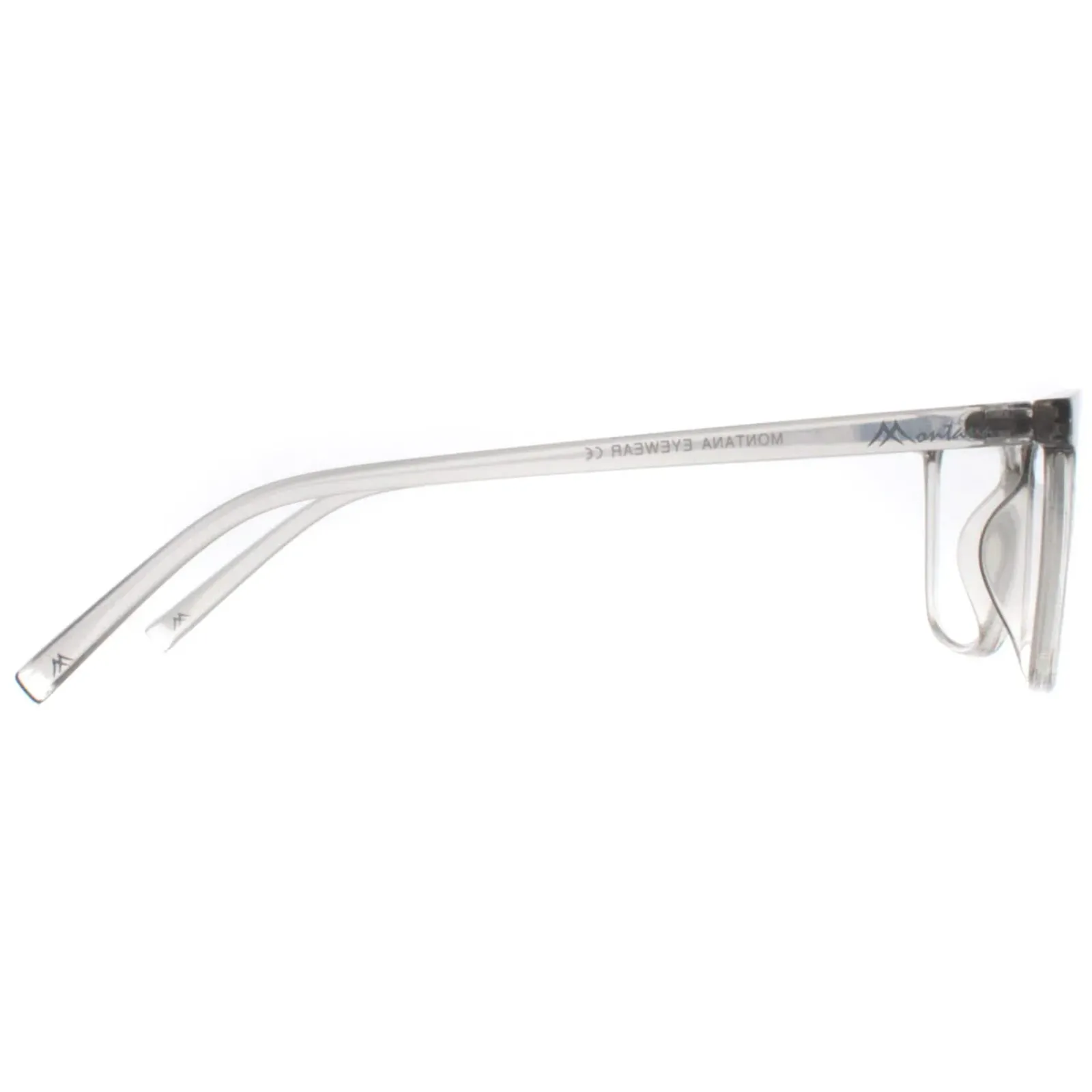 Montana Square|Square^Reading Glasses HMR56 Clear Grey Men Women +1.00