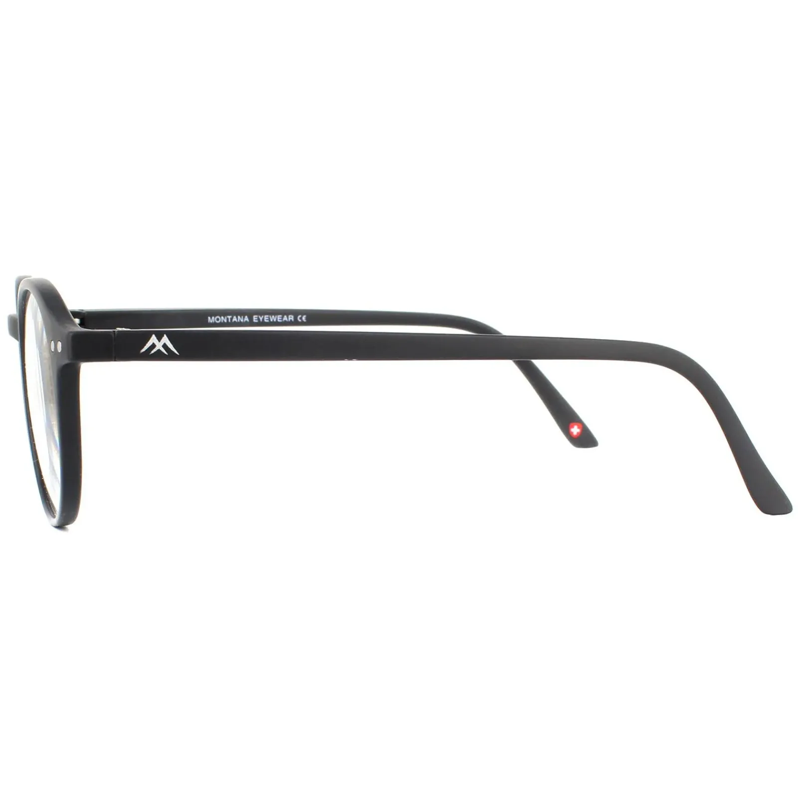 Montana Round^Reading Glasses MR65 Matte Black Men Women +3.00