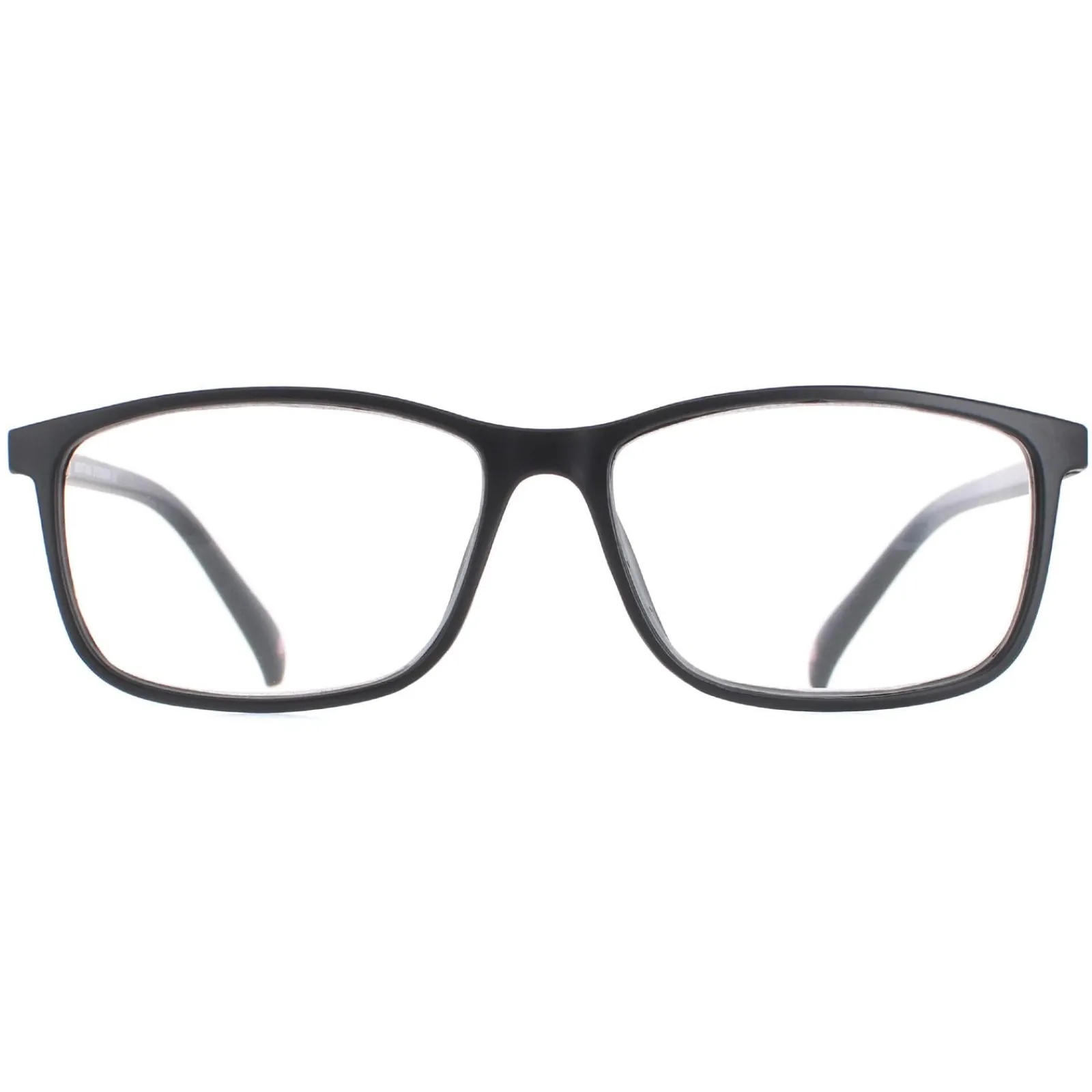 Montana Rectangle|Rectangle^Reading Glasses MR62H Matte Black Men Women +3.00