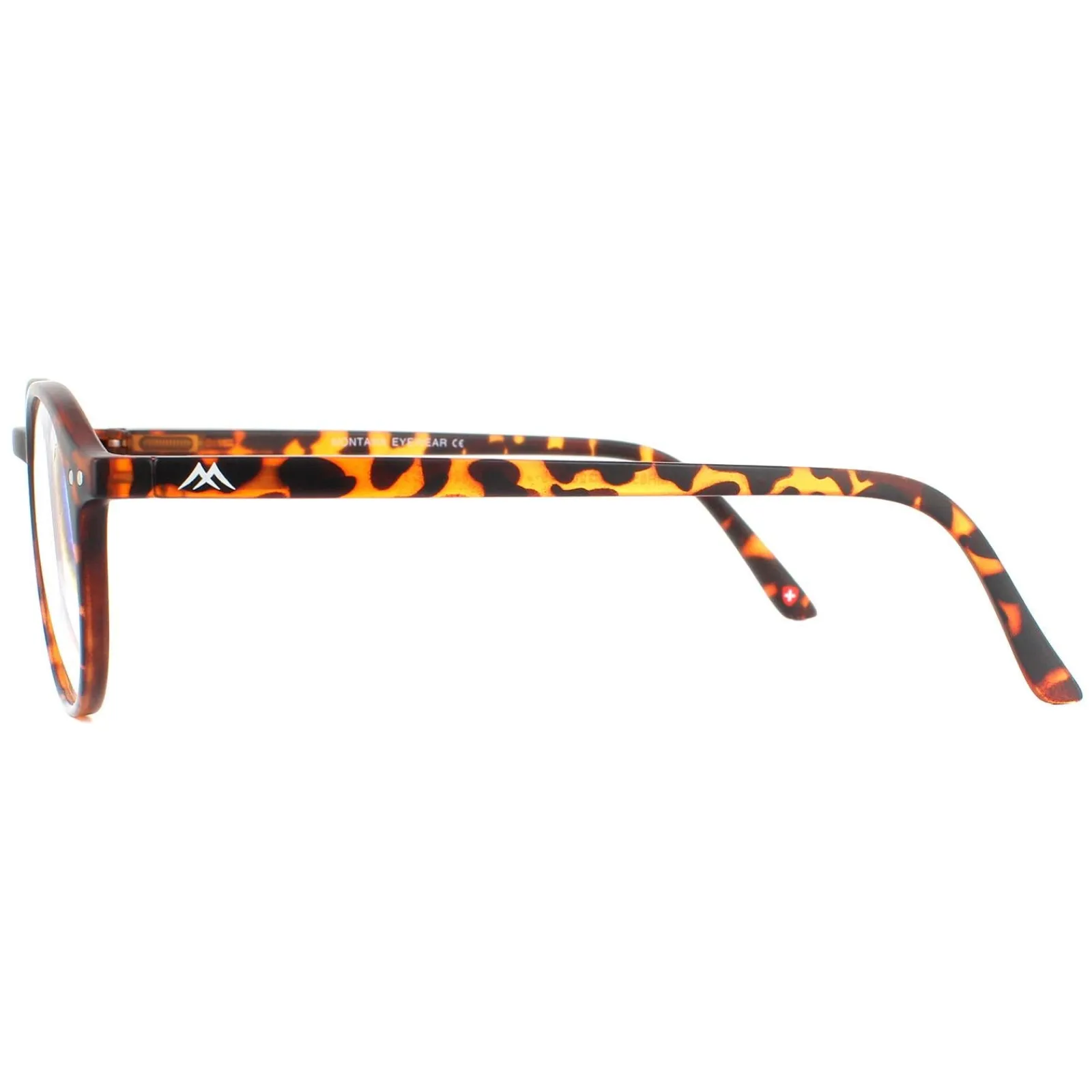 Montana Round|Round^Reading Glasses MR65-A Matte Brown Turtle Men Women +2.50