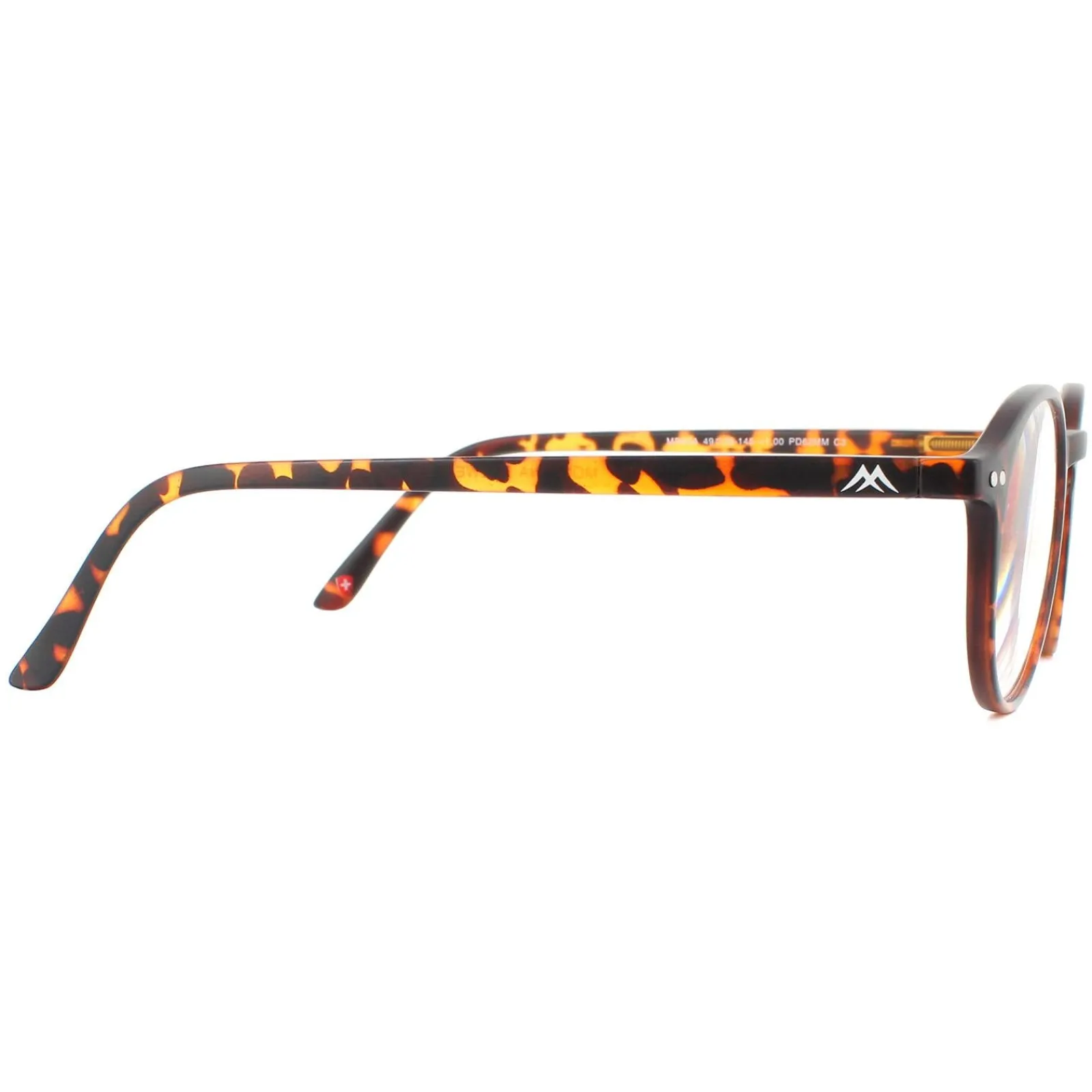 Montana Round|Round^Reading Glasses MR65-A Matte Brown Turtle Men Women +2.50