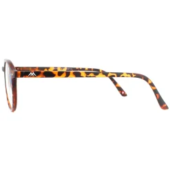 Montana Round|Round^Reading Glasses MR65-A Matte Brown Turtle +1.00