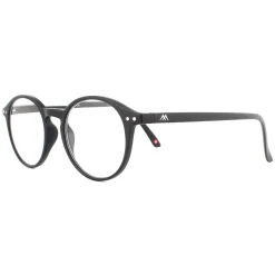 Montana Round|Round^Reading Glasses MR65 Matte Black Men Women +1.00