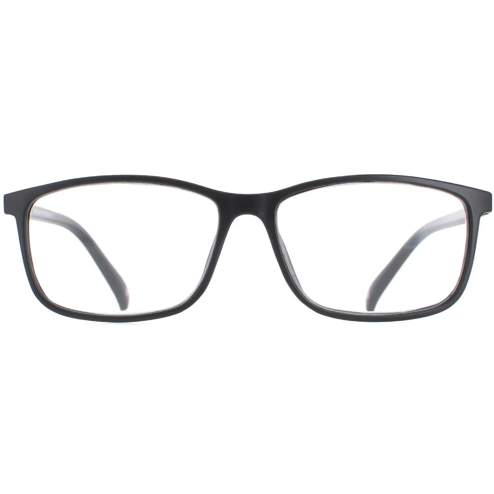 Montana Rectangle|Rectangle^Reading Glasses MR62H Matte Black Men Women +1.00