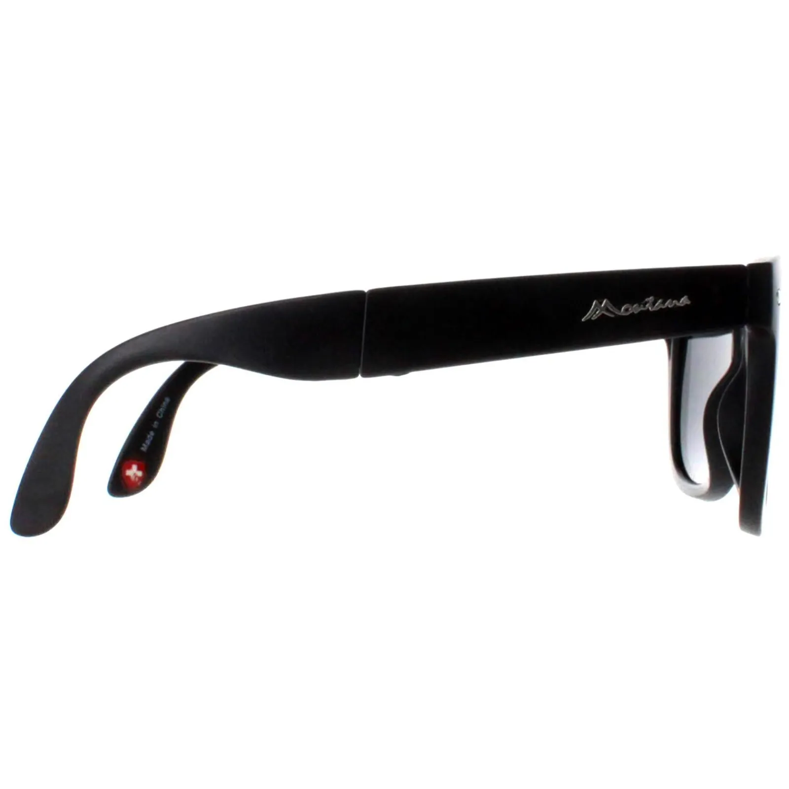 Montana Polarised^Sunglasses FS40 Matte Black Smoke Polarized