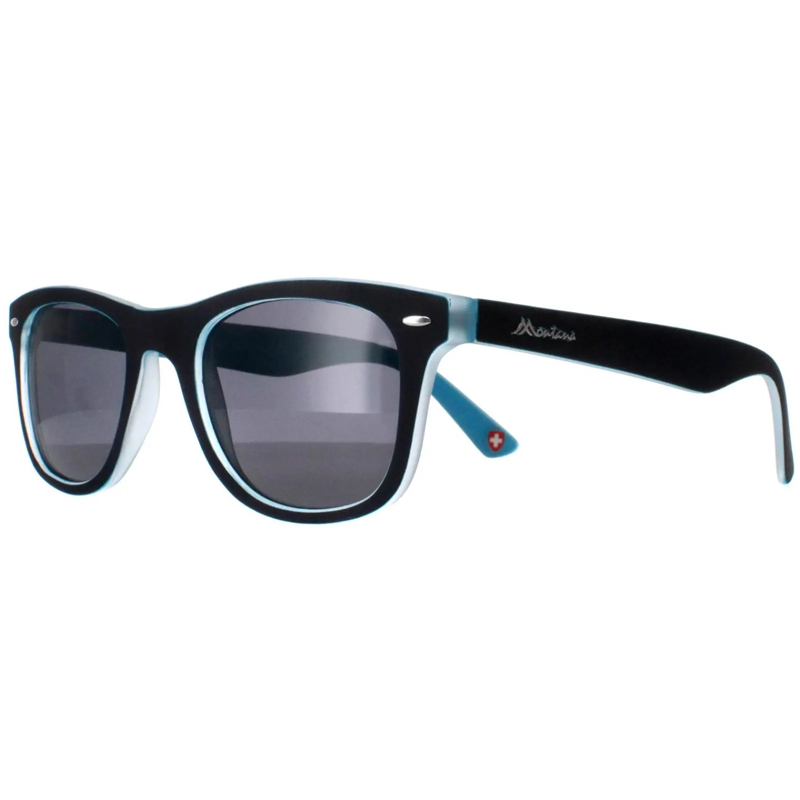 Montana Polarised^Sunglasses M42 C Black Blue Smoke Grey Polarized