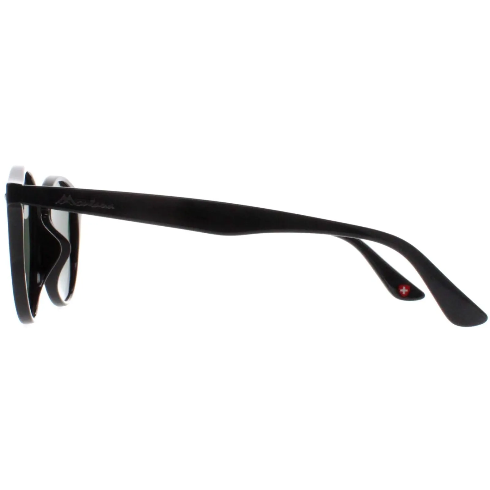 Montana Polarised|Round^Sunglasses MP20 A Black G15 Green Polarized
