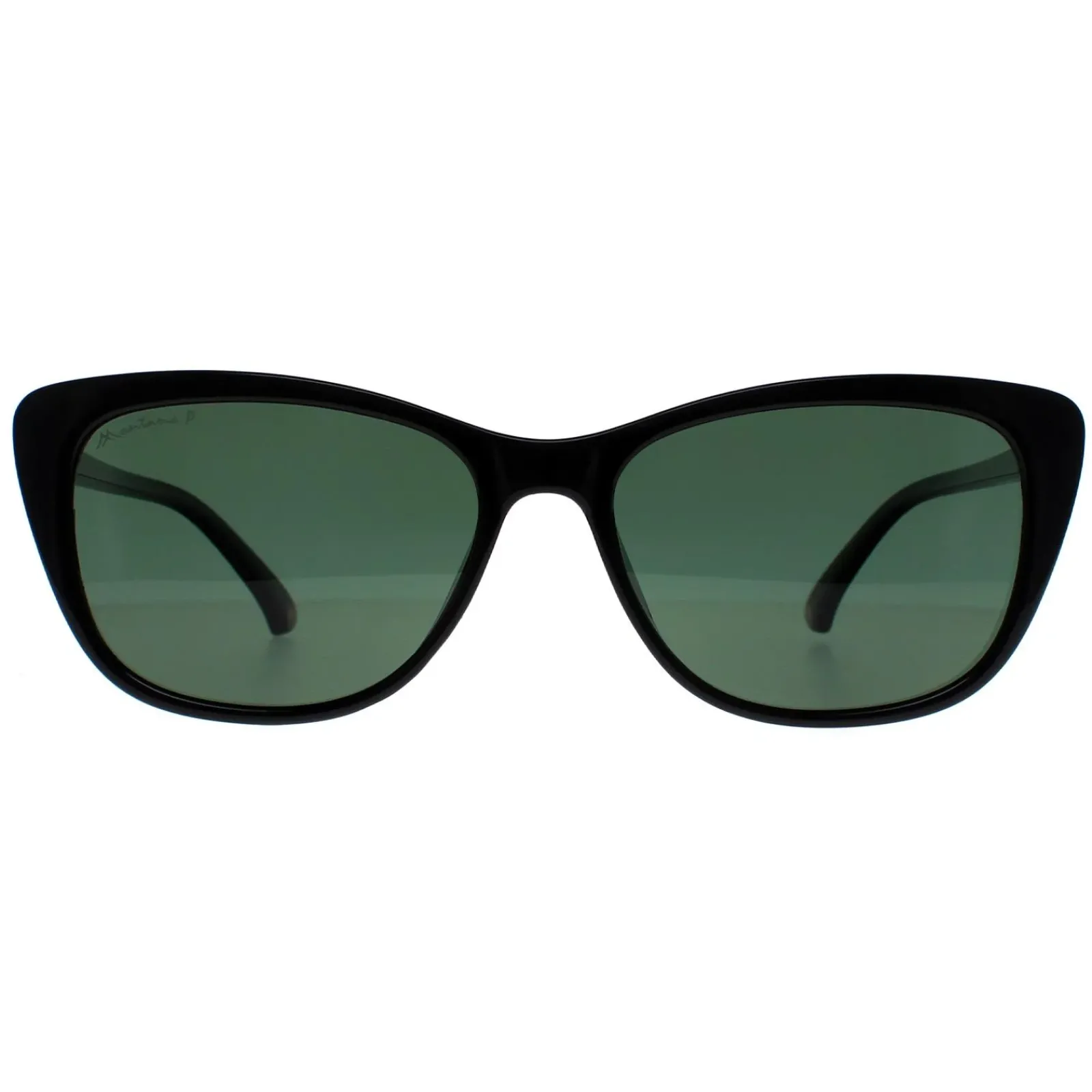 Montana Cat-Eye^Sunglasses MP42 A Black G15 Green Polarized