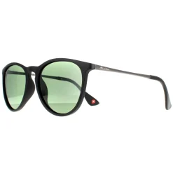 Montana Polarised|Oval^Sunglasses MP24 A Matte Black Green Polarized