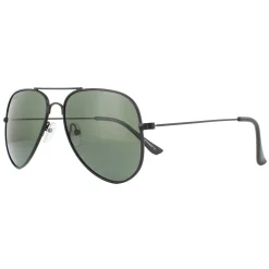 Montana Polarised|Aviator^Sunglasses MP94 A Matte Balck G15 Green Polarized