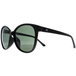 Montana Polarised|Cat-Eye^Sunglasses MP74 A Shiny Black G15 Green Polarized