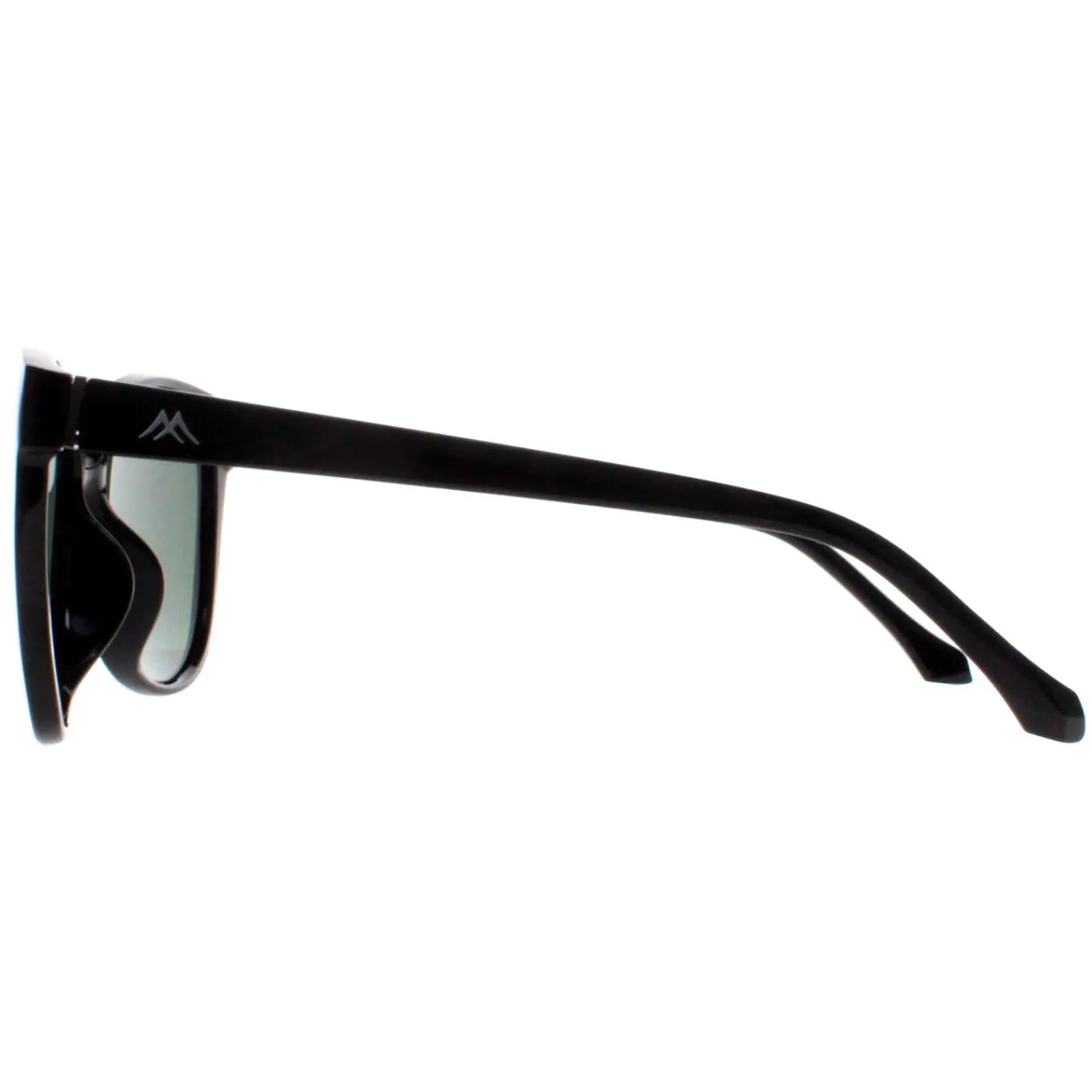 Montana Polarised|Cat-Eye^Sunglasses MP74 A Shiny Black G15 Green Polarized