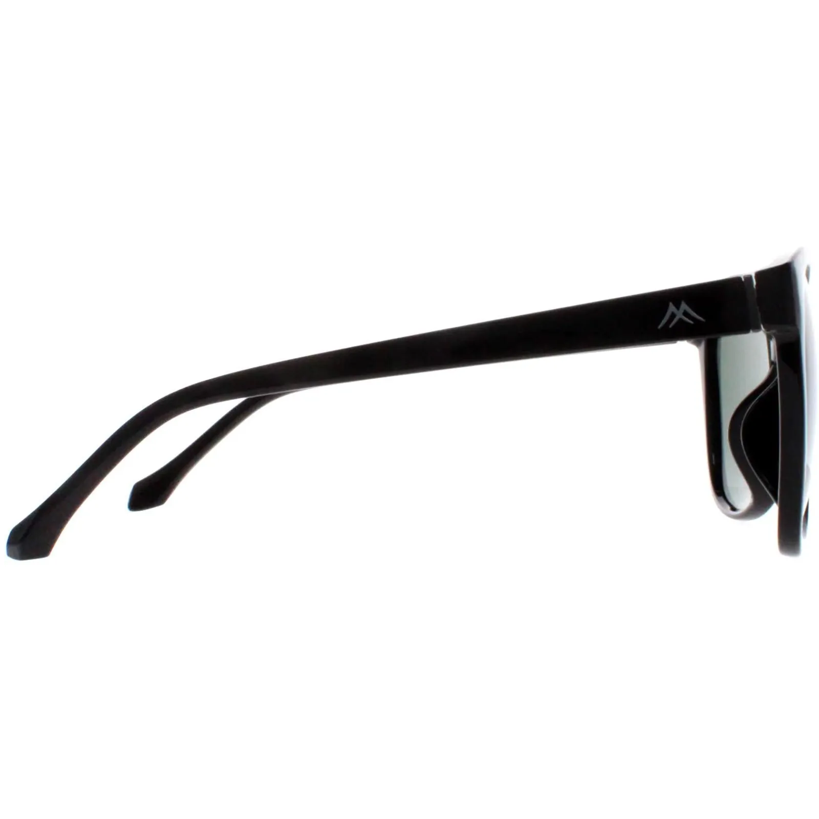 Montana Polarised|Cat-Eye^Sunglasses MP74 A Shiny Black G15 Green Polarized
