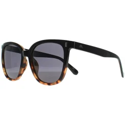 Montana Polarised^Sunglasses MP190 A Shiny Black Turtle Smoke Polarized