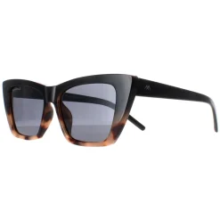 Montana Polarised|Cat-Eye^Sunglasses MP64 A Shiny Black Smoke Polarized