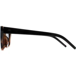 Montana Polarised|Cat-Eye^Sunglasses MP64 A Shiny Black Smoke Polarized