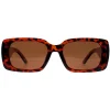 Montana Rectangle^Sunglasses MP76 A Shiny Turtle Brown Polarized