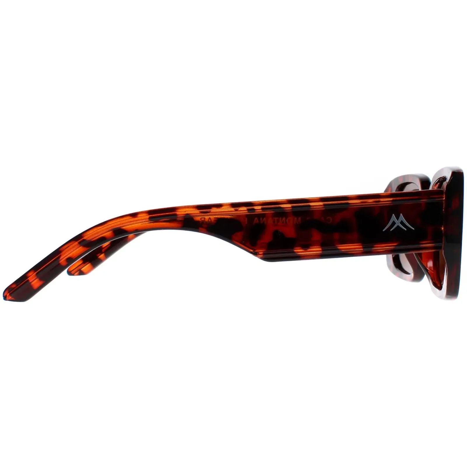 Montana Rectangle^Sunglasses MP76 A Shiny Turtle Brown Polarized