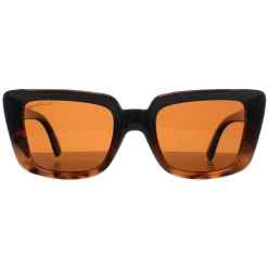 Montana Polarised|Rectangle^Sunglasses MP193 A Shiny Black Turtle Brown Polarized
