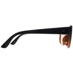 Montana Polarised|Rectangle^Sunglasses MP193 A Shiny Black Turtle Brown Polarized