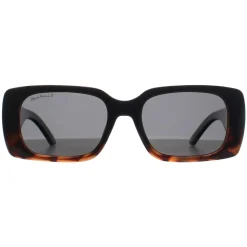 Montana Polarised|Rectangle^Sunglasses MP194 A Shiny Black Turtle Smoke Polarized