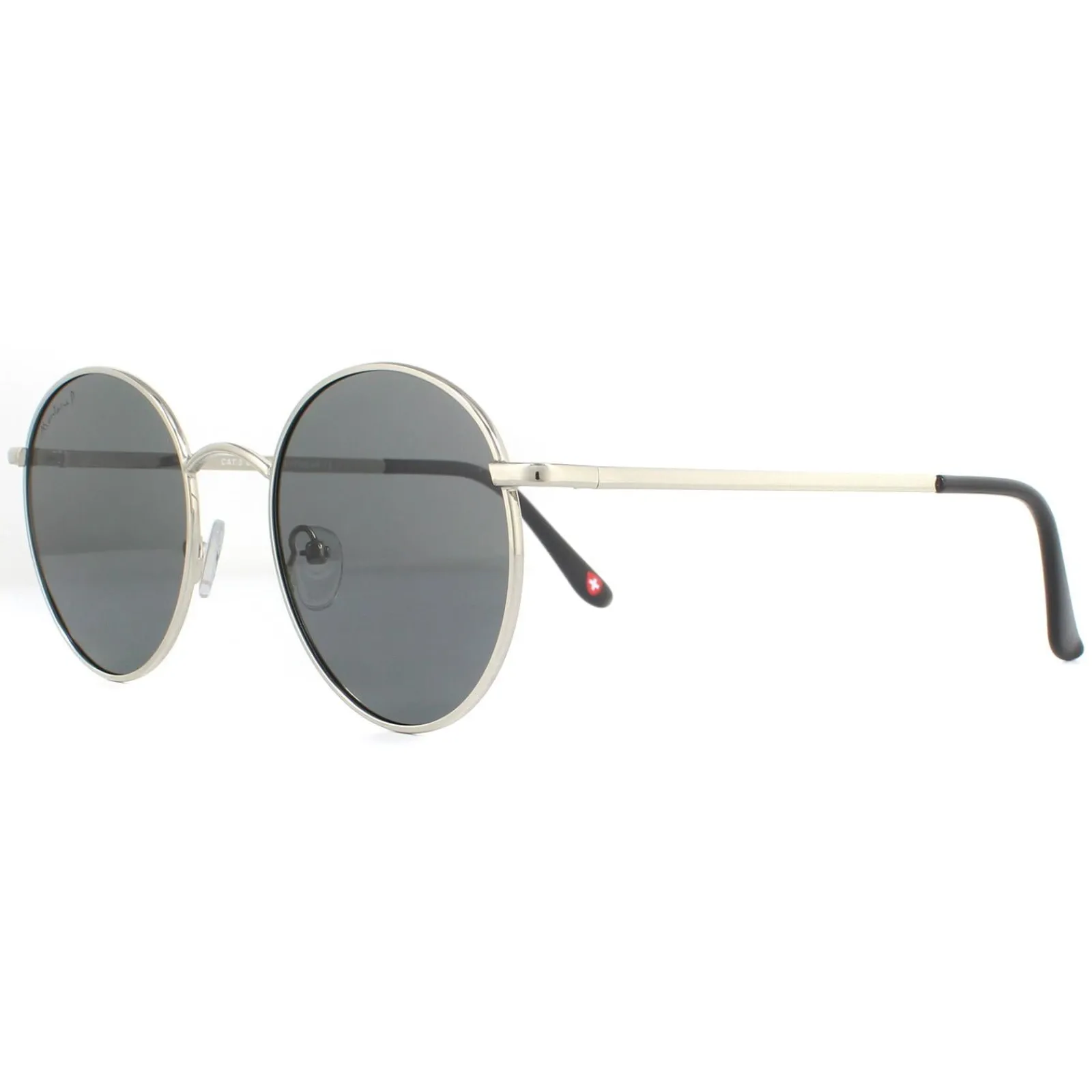 Montana Polarised^Sunglasses MP85 A Silver Smoke Polarized