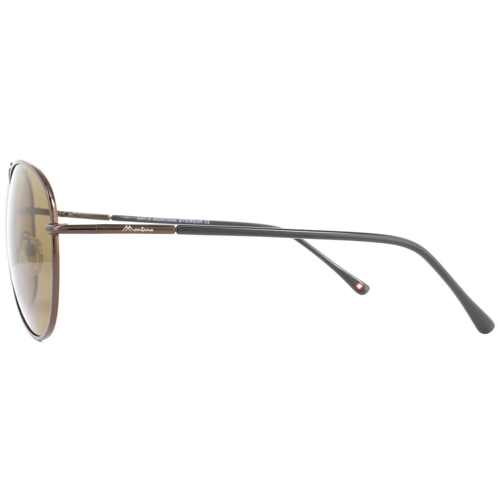 Montana Polarised^Sunglasses MP95 B Bronze Brown Flex Brown Polarized