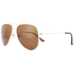 Montana Polarised^Sunglasses MP94 B Matte Gold Brown Polarized