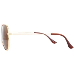 Montana Polarised^Sunglasses MP94 B Matte Gold Brown Polarized