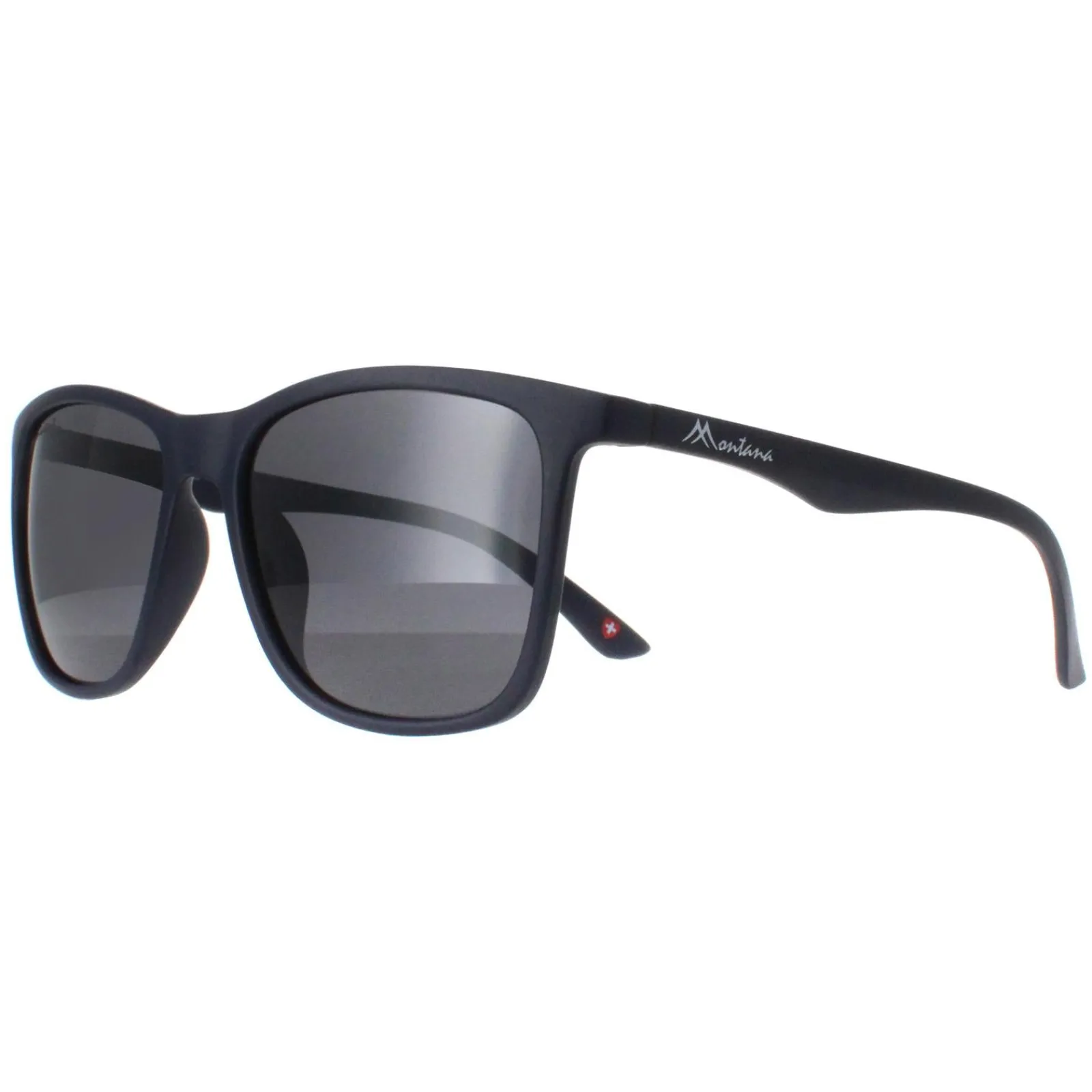 Montana Polarised^Sunglasses MP6 B Matte Dark Blue Smoke Polarized