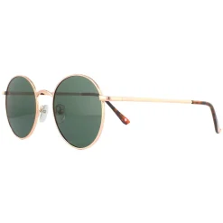 Montana Polarised|Round^Sunglasses MP85 B Pink Gold G15 Green Polarized