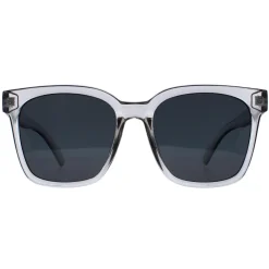 Montana Square|Square^Sunglasses MP72 B Shiny Clear Grey Grey Polarized