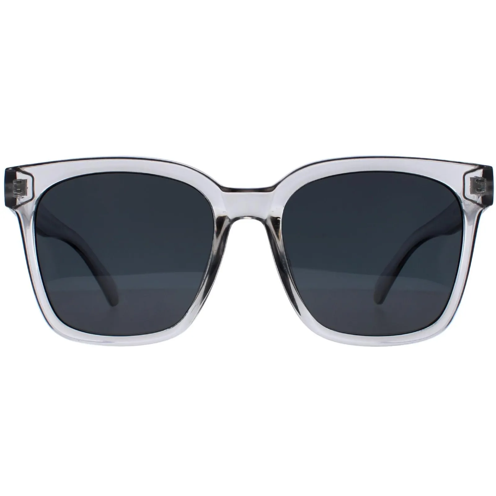 Montana Square|Square^Sunglasses MP72 B Shiny Clear Grey Grey Polarized