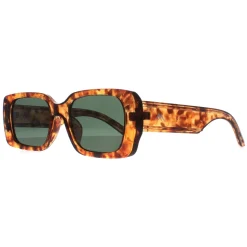 Montana Polarised|Rectangle^Sunglasses MP76 B Shiny Havana Soft Demi G15 Green Polarized