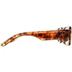 Montana Polarised|Rectangle^Sunglasses MP76 B Shiny Havana Soft Demi G15 Green Polarized