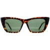 Montana Polarised|Cat-Eye^Sunglasses MP64 B Shiny Turtle G15 Polarized