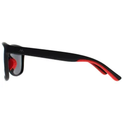 Montana Polarised|Rectangle^Sunglasses MP199 Black Red Smoke Polarized