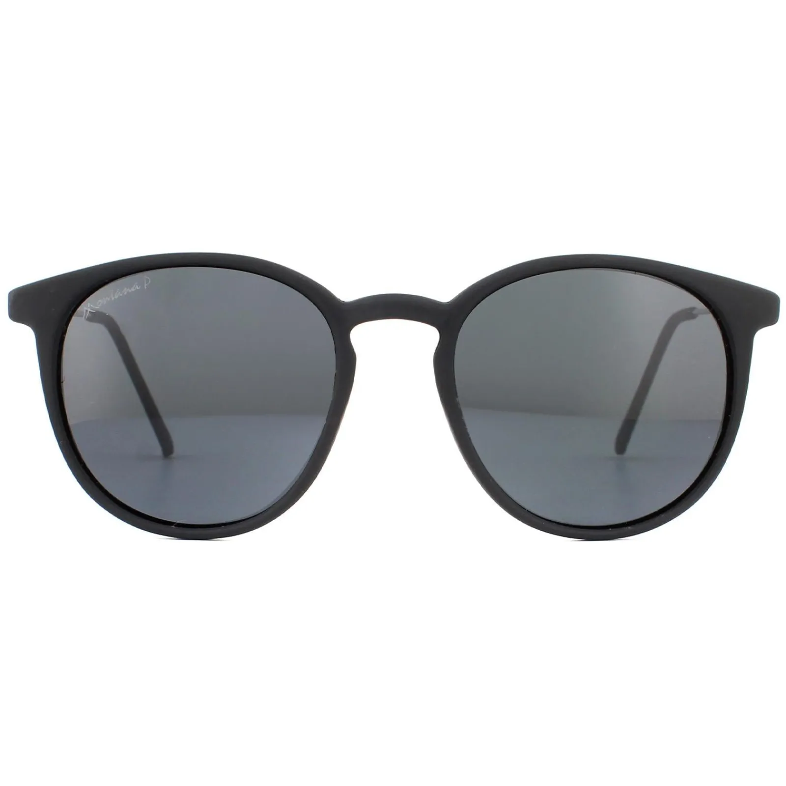 Montana Polarised^Sunglasses MP33 Black Rubbertouch Black Smoke Polarized