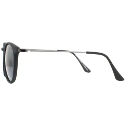 Montana Polarised^Sunglasses MP33 Black Rubbertouch Black Smoke Polarized
