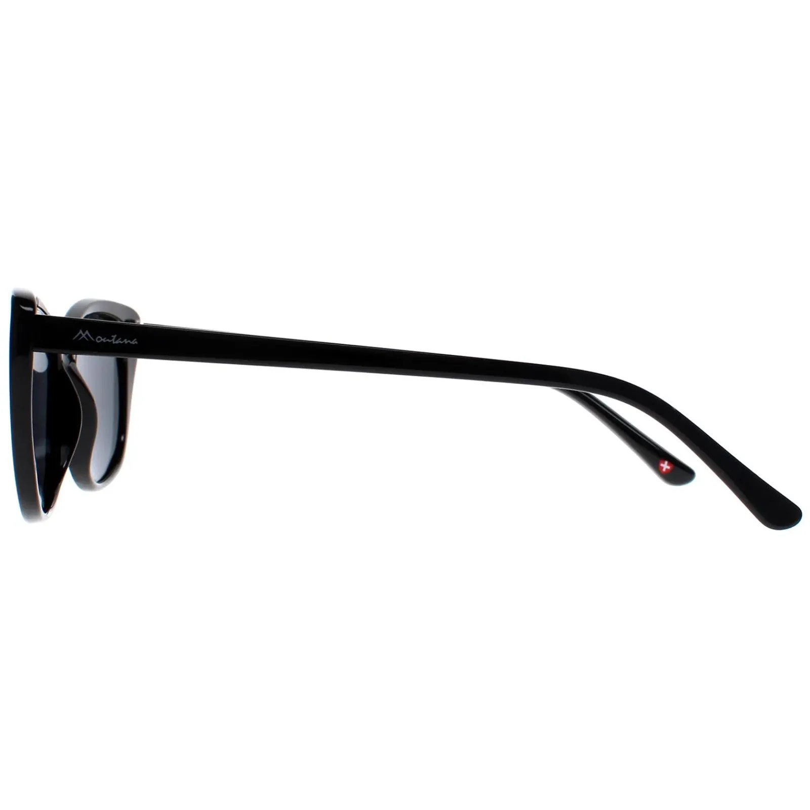 Montana Cat-Eye^Sunglasses MP42 Black Grey Polarized