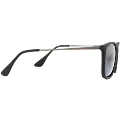Montana Polarised|Rectangle^Sunglasses MP34 Black Rubbertouch Black Smoke Polarized