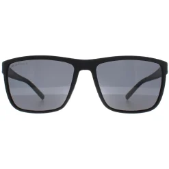 Montana Polarised|Rectangle^Sunglasses MP198 Black Smoke Polarized