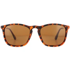 Montana Polarised|Rectangle^Sunglasses MP34 C Brown Turtle Rubbertouch Brown Polarized