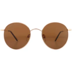 Montana Polarised|Round^Sunglasses MP85 C Pink Gold Brown Polarized