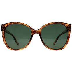 Montana Cat-Eye^Sunglasses MP74 C Shiny Havana Soft Demi G15 Green Polarized